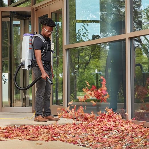 ProTeam GoFit 10 Commercial Backpack Vacuum with 107676 Blower Doors, 1.5 Inch Blower Tool and Hard Surface Tool w/Nylon & Horse Hair Blend Brush Tool Kit, Corded, 107800 + 107676, MegaVac Replacement-Ruum Studio Home