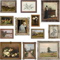 LANCHI95 12 Pcs Vintage Wall Art Decor, Vintage Art Prints, Vintage Posters for Room, Moody gallery wall art, Eclectic French Country Pictures Wall Decor for Bedroom (UNFRAMED)-Ruum Studio Home