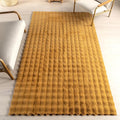 nuLOOM Jeni Checkered 7'6" x 9'6" Machine Washable Area Rug for Living Room Bedroom Dining Room Kitchen, Gold-Ruum Studio Home