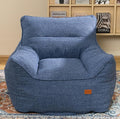 Bean Bag Chair for Adults, Comfy Tufted Bean Bag Chair Sofa with Armrests, Lazy Beanbag Chair with Foam Filler Stuffed Bean Bag Couch Sofa for Reading in Bedroom, Living Room and Dorms-Ruum Studio Home