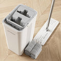 JOYMOOP Mop and Bucket Set with Wringer, Flat Mops for Floor Cleaning, Wall Mop Cleaner with Long Handle, Hardwood Floor Mop with 4 Microfiber Pads-Ruum Studio Home
