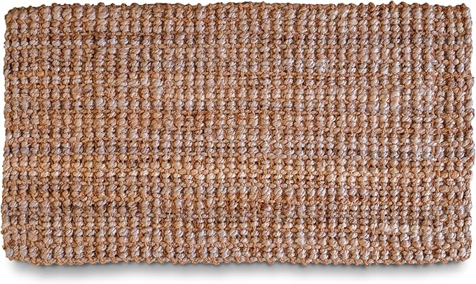 Jute Doormat 30x17 Inch, Jute Entryway Rug, Braided Doormat, Natural Woven Welcome Mat-Ruum Studio Home