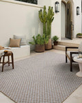 Loloi Amber Lewis Topanga Collection TOP-02 Natural/Silver 7'-10" x 10' Indoor/Outdoor Area Rug-Ruum Studio Home