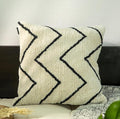 Tufted Boho Pillow Covers 18X18 Inch Throw Pillow Covers Decorative Cushion Cover Exquisitely Crafted with Hand-Finished Tuft Farmhouse Pillow Case for Couch Sofa Bed Living Room Bedroom-Ruum Studio Home