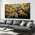 Modern Wall Art Nature Canvas Art Wall Decor Abstract Wall Decor Prints Painting Gold Tree Botanical Abstract Wall Art Picture For Bedroom Living Room Dining Room Home Office Artwork 24"×48"-Ruum Studio Home