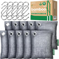 Activated Charcoal Odor Absorber, Odor Eliminator for Strong Odor,Bamboo Charcoal Air Purifying Bags for Home Car Closet Pet, Smoke Room Deodorizer (10 x 100g, Unscented)-Ruum Studio Home