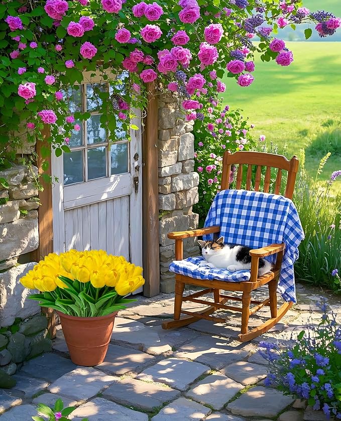 Yellow Artificial Tulip Flowers 15PCS Real Touch Faux PU Tulips Bouquet Faux Spring Flowers for Floral Arrangements Table Centerpiece Kitchen Home Mothers Day Easter Summer Decorations-Ruum Studio Home