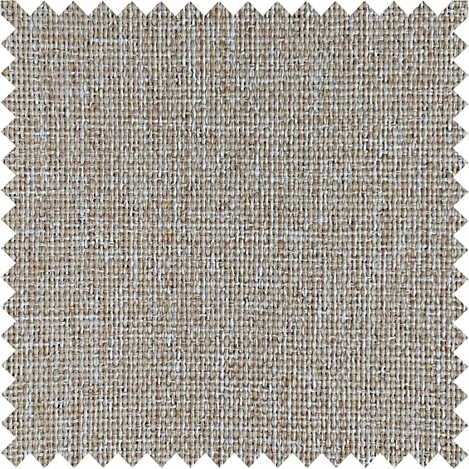 Macochico Pinch Pleated Full Blackout Curtains for Bedroom Living Room Sand Beige Linen Curtains Thermal Insulated and Noise Reducing Window Panels with Tieback Shabby Chic Decor 84”Wx84”L 1 Panel-Ruum Studio Home