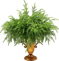 12Pcs Artificial Norfolk Pine Branches 18" Plastic Christmas Plants Decor Faux Greenery Stems Pine Picks Outdoor Faux Plants UV Resistant for Xmas Indoor, Front Porch Home Décor (12, 18inch)-Ruum Studio Home