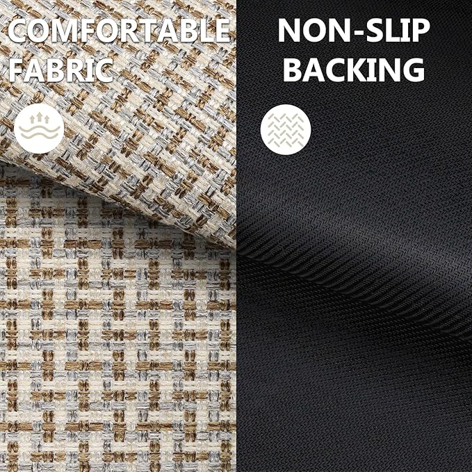 LEKEEPGO Door Mat Indoor Entrance 17"x29", Absorbent Indoor Door Mat, Non Slip Rubber Backing Inside Door Mats, Washable Floor Mat, Low-Profile Doormat for Front Door, Entryway, Entrance, Grey-Ruum Studio Home