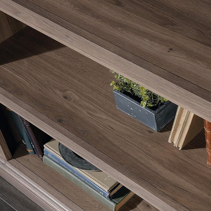 Sauder Miscellaneous Storage 3-Shelf Bookcase/ Book shelf, Salt Oak finish-Ruum Studio Home