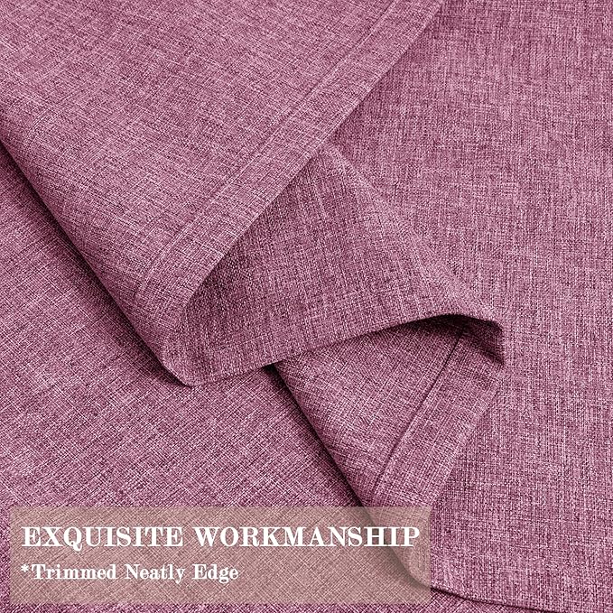 120" Wx108 L Linen Room Divider Drapes for Doorway/Glass Window/Sliding Door/Patio, Extra Wide Pinch Pleated Full Blackout Curtains for Girls Boys Teen Kids Room, 1 Panel, Lilac-Ruum Studio Home