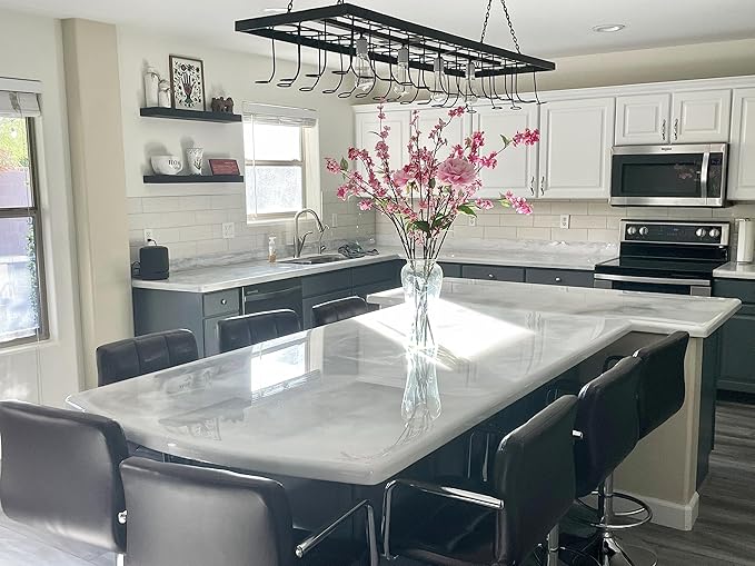 joelsantiques 36 Inch Wooden Floating Shelves for Wall - 36x6x2 in - Made of Natural Wood - Long Heavy Duty Rustic Wall Shelves for Bedroom - Perfect for Living Room, Kitchen - Black-Ruum Studio Home