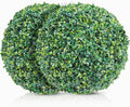 DRAY Premium 20.87" Faux Boxwood Balls – Set of 2 Artificial Topiary Spheres for Outdoor & Indoor Use – Realistic, UV-Resistant, Weatherproof Decorative Greenery – Check Measurements-Ruum Studio Home