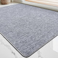 LUMI Ultra Thin Door Mat for Entryway, Low Profile Non Slip Rubber Backing Indoor Doormat, Easy Clean Welcome Entrance Mat for Inside House, Patio, Light Grey 20"x32"-Ruum Studio Home