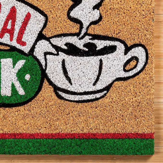 Gertmenian Friends Coir Doormat - 2x3 Welcome Mat (2-Pack), Ideal for High Traffic Areas in Front Door, Garage, Entryway - Paramount Central Perk/Welcome, 80028-Ruum Studio Home