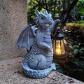 Dragon Solar Outdoor Garden Statue - Dragon Outdoor Figurie Lights - Yard Decorative Outdoor Statue Suitable for Patio, Balcony, Patio Decoration - Specially Customized Gift for Mom-Ruum Studio Home