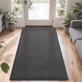 COSY HOMEER-Door-Mat 36"x60" Non Slip Absorbent Entryway Rugs Dirt Trapper Doormats Washable Entrance Mats Low Pile Welcome Floor Mat for Front Back Door and Entry Mats,Dark Grey-Ruum Studio Home