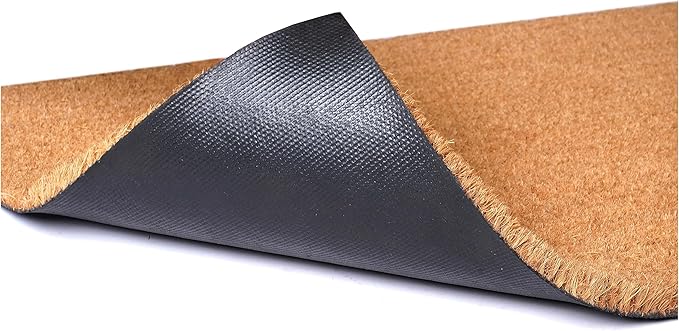 Calloway Mills 152982436N Brown Border 24" x 36" Monogram Doormat (Letter N)-Ruum Studio Home