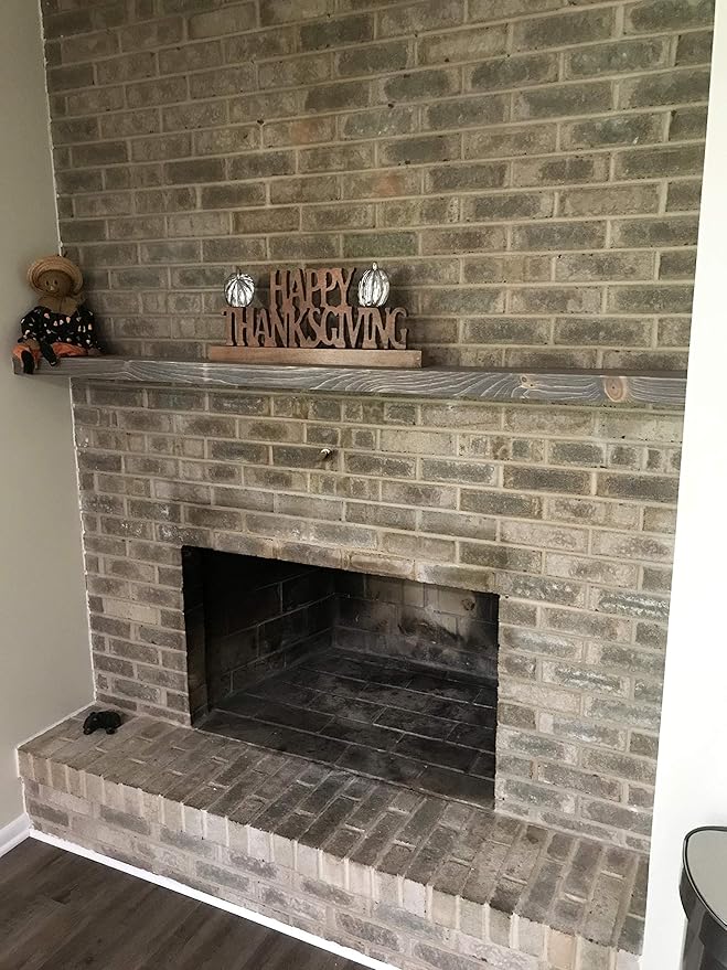 joelsantiques 72 Inch Wooden Floating Shelves for Wall - 72x6x2 in - Made of Natural Wood - Long Heavy Duty Rustic Wall Shelves for Bedroom - Perfect for Living Room, Kitchen - Gray-Ruum Studio Home