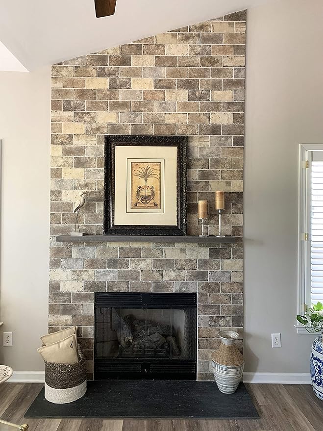 joelsantiques 54 Inch Wooden Floating Shelves for Wall - 54x6x2 in - Made of Natural Wood - Long Heavy Duty Rustic Wall Shelves for Bedroom - Perfect for Living Room, Kitchen - Gray - Grey-Ruum Studio Home