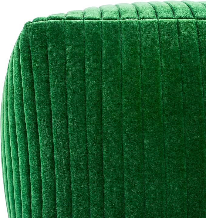 Mark&Day Pouf Ottoman, Rubbach Modern Dark Green Cube Pouf Foot Rest for Living Room, Bedroom and Boho Home Decor (16"x16"x16")-Ruum Studio Home