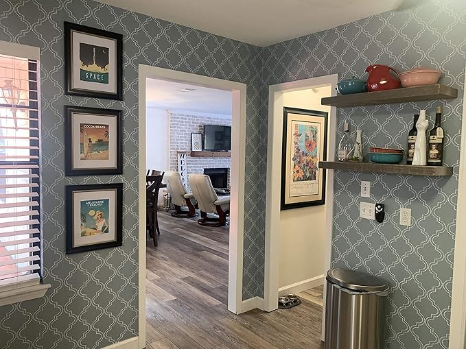 joelsantiques - 30 Inch Wooden Floating Shelves for Wall - 30x6x2 in - Made of Natural Wood - Long Heavy Duty Rustic Wall Shelves for Bedroom - Perfect for Living Room, Kitchen - Gray, Grey-Ruum Studio Home