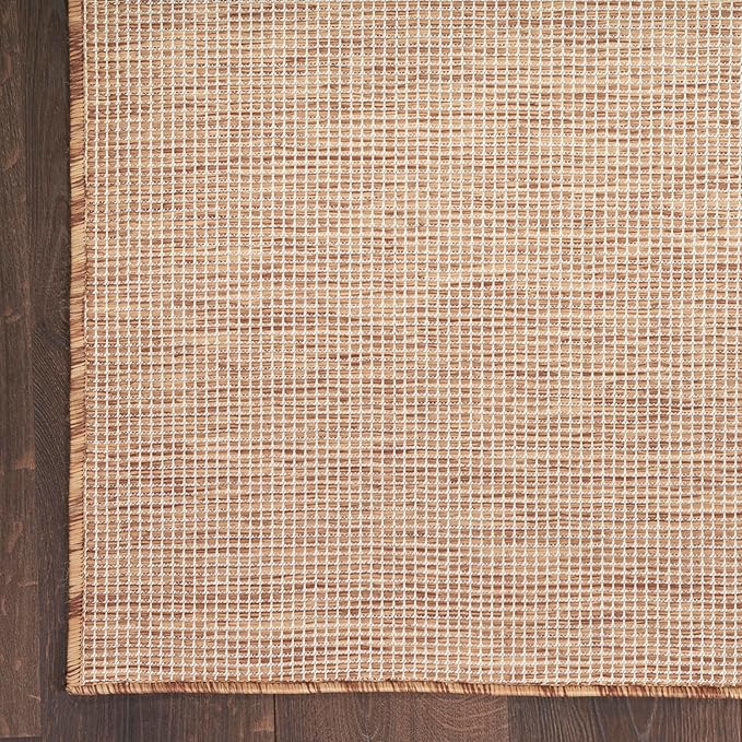 Nourison Home Positano Indoor/Outdoor Jute 9' x 12' Area Rug, Easy Cleaning, Non Shedding, Bed Room, Living Room, Dining Room, Backyard, Deck, Patio (9x12)-Ruum Studio Home
