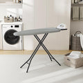 Yaheetech Foldable Ironing Board, Heavy Duty Iron Board with 9 Adjustable Heights, 4 Layer Cover and Safety Iron Rest, 52X14 Compact and Space Save Iron Board for Home Laundry Room Use, Gray-Ruum Studio Home