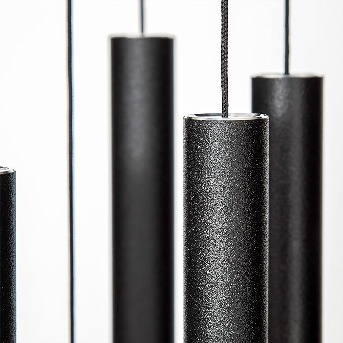 Corinthian Bells by Wind River - 30 inch Black Wind Chime for Patio, Backyard, Garden, and Outdoor Decor (Aluminum Chime) Made in The USA-Ruum Studio Home