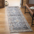 Keen Home Design 2x7 Rug - Machine Washable Runner Rug with Non-Slip Backing, Ideal for Hallway, Entryway, Kitchen, Laundry Room - Vintage, Easy Clean, Durable, Low Pile Rug - (2'6" x 7')-Ruum Studio Home