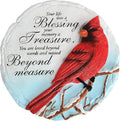 Spoontiques - Garden Décor - Cardinal Stepping Stone - Decorative Stone for Garden-Ruum Studio Home