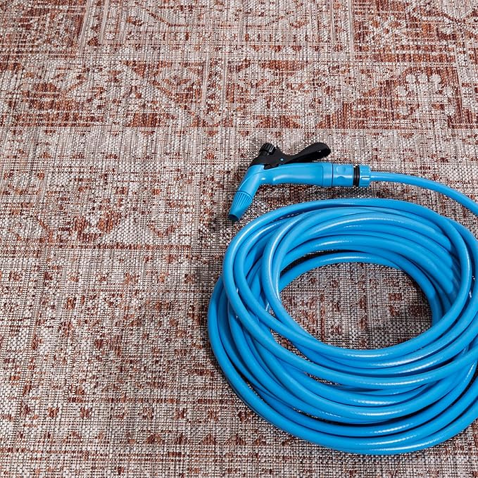 Keen Home Design Terrace Outdoor Runner Rug - 2x8 Washable Indoor/Outdoor Rug for Patio, Kitchen, Balcony, Beach, Garden, Deck and Porch, Size: 2'2"x7'7"-Ruum Studio Home