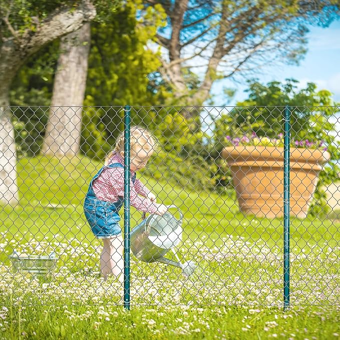 ARIFARO Fence Posts 5 Feet Sturdy Duty Metal Fencing Fencing Poles, Pack of 10, No Dig Garden T Post for Wire Fencing Steel Poles for Yard, Outdoor Wire-Ruum Studio Home