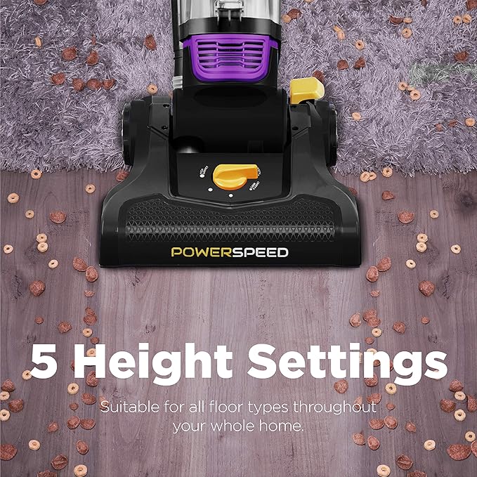 Eureka NEU182B PowerSpeed Bagless Upright Vacuum Cleaner, Purple-Ruum Studio Home