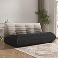 Bean Bag Chair, Oversized Fireside Chair Bean Bag Sofa Large Bean Bag Chair for Adults, 3 Seater Bean Bag Chairs for Teens with High Density Comfortable Foam, Bean Bag for Living Room(Black&White)-Ruum Studio Home