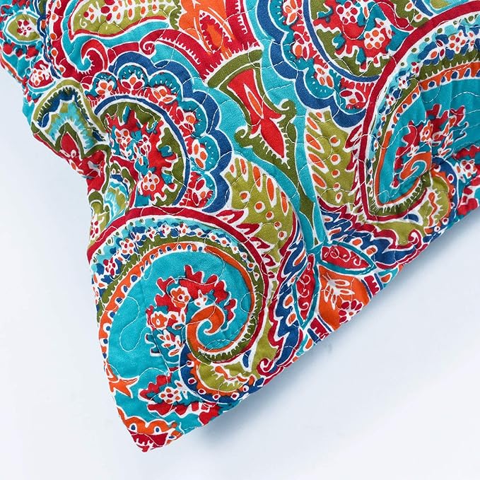 NEWLAKE European Gorgeous Floral Style Cotton Throw Pillow Covers (2 Pieces, 18X18 Inch)-Ruum Studio Home