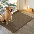 JSEI Dirt Trapper Door Mat 20"x32" Non-Slip Washable Entrance Mat, Dog Doormats, Absorbent & Fade-Resistant Floor Mats, Low Profile Welcome Mats for Entryway, Front Door, and Inside Entrance, Brown-Ruum Studio Home