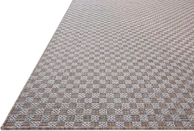 Loloi Amber Lewis Topanga Collection TOP-02 Natural/Silver 9'-2" x 12'-0" Indoor/Outdoor Area Rug-Ruum Studio Home