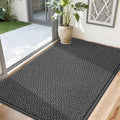 COSY HOMEER-Door-Mat 32"x48" Non Slip Absorbent Entryway Rugs Dirt Trapper Doormats Washable Entrance Mats Low Pile Welcome Floor Mat for Front Back Door and Entry Mats,Dark Grey-Ruum Studio Home