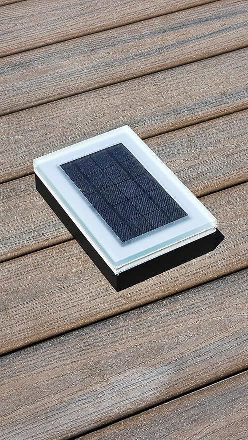 LUMENGY Solar Paver Light 6×9 inch, 5000K, Up to 20 Hours Continuous Lighting, Stainless Steel, Thick Glass, Glare-Free Illumination for Driveways, Pathways & Garden, Waterproof & Drive-Over Rated-Ruum Studio Home