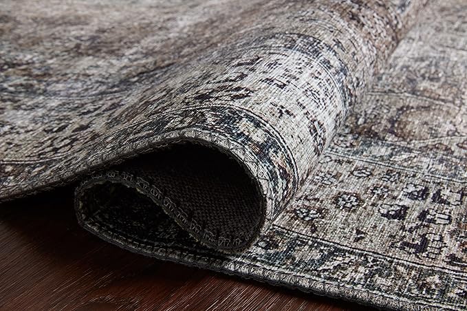 Loloi Layla Collection LAY-06 Taupe/Stone 2'-6" x 12'-0" .13" Thick Runner Rug, Soft, Durable, Vintage Inspired, Distressed, Low Pile, Non-Shedding, Easy Clean, Printed, Living Room Rug-Ruum Studio Home