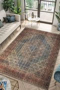 Keen Home Design 2x12 Rug - Machine Washable Runner Rug with Non-Slip Backing, Ideal for Hallway, Entryway, Kitchen, Laundry Room - Vintage, Easy Clean, Durable, Low Pile - (2'6" x 12')-Ruum Studio Home