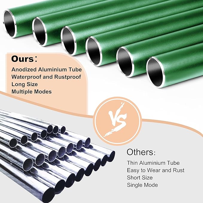 Large Aluminium Wind Chimes 37 Inches to Create a Zen Atmosphere Suitable for Outdoor, Garden, Patio Decoration. Classic Wind Chimes with Wind Catcher Suitable as A Gift for Unisex(Green)-Ruum Studio Home