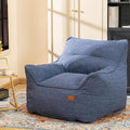 Bean Bag Chair with Filler, Bean Bag Sofa Chair with Tufted Soft Armrests Plush Lazy Sofa Comfy Chair,Large BeanBag Chair for Adults in Livingroom, Bedroom-Ruum Studio Home