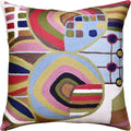 Hundertwasser Modern Pillow Cover Contemporary Pillowcase Outdoor Abstract Couch Accent Throw Pillowsham Mid Century Chair Cushions Handmade Wool Size 18x18-Ruum Studio Home