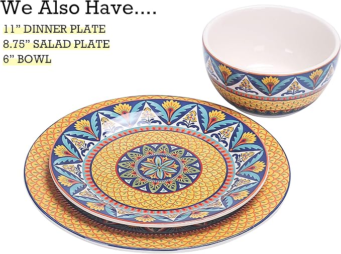 Bico Havana Ceramic 14 inch Rectangular Serving Platter, Set of 2, for Serving Salad, Pasta, Cheese, Ham, Appetizer, Microwave & Dishwasher Safe-Ruum Studio Home