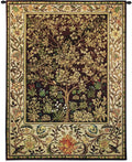 Tree of Life - Arts and Crafts - William Morris - Ornate Spiritual Tree Pattern - Cotton Woven Tapestry Wall Art Hanging - USA (53x40)-Ruum Studio Home