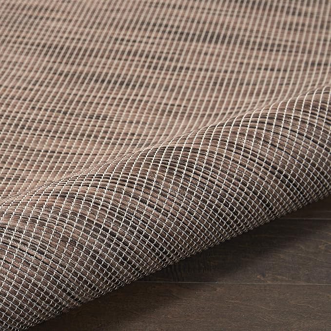 Nourison Home Positano 10' Runner Natural Fabric Modern Area Rug (10' Runner)-Ruum Studio Home