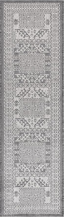 Keen Home Design Terrace Outdoor Runner Rug - 2x8 Washable Indoor/Outdoor Rug for Patio, Kitchen, Balcony, Beach, Garden, Deck and Porch, Size: 2'2"x7'7"-Ruum Studio Home